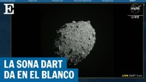 Así se ha visto el impacto de la sonda DART contra el asteroide Dimorfo