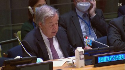 Le chef de l'ONU appelle à la fin du "chantage nucléaire"