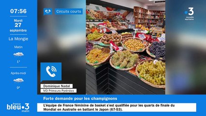 27/09/2022 - Le 6/9 de France Bleu Béarn Bigorre en vidéo