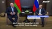 Lukashenko says those fleeing mobilisation in Russia 'will return' in meeting with Putin