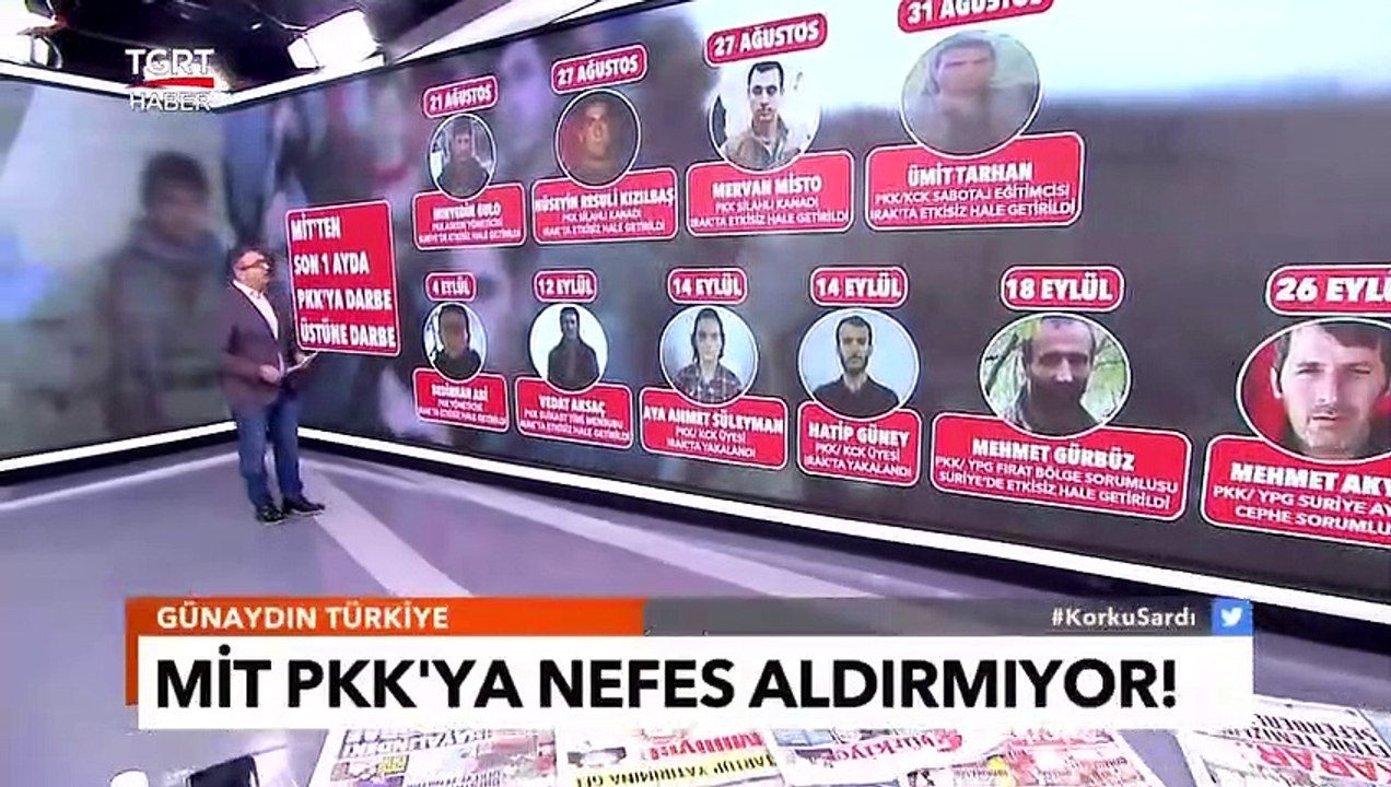 MİT Serisi Başarıyla Devam Ediyor! Son 1 Aydaki Operasyon Tablosu - TGRT Haber