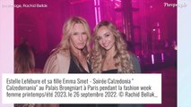 Estelle Lefébure et Emma Smet : Robes très courtes et coiffures XXL... mère et fille font sensation !