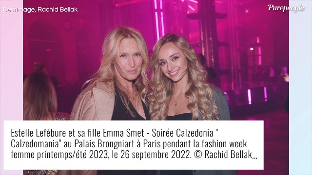 Estelle Lefébure et Emma Smet : Robes très courtes et coiffures XXL... mère et fille font sensation !
