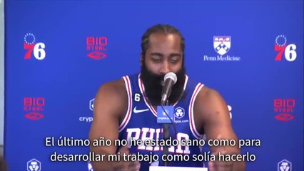 Harden: "He adelgazado 45 kilos"