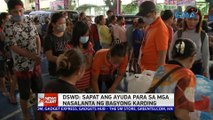 DSWD: Sapat ang ayuda para sa mga nasalanta ng Bagyong Karding | 24 Oras News Alert
