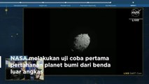 Detik-Detik Pesawat DART NASA Tabrak Asteroid