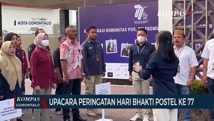 Peringati Hari  Bhakti Postel Ke 77 Balai Loka Monitor Spektrum Frekuensi Gorontalo Gelar Upacara