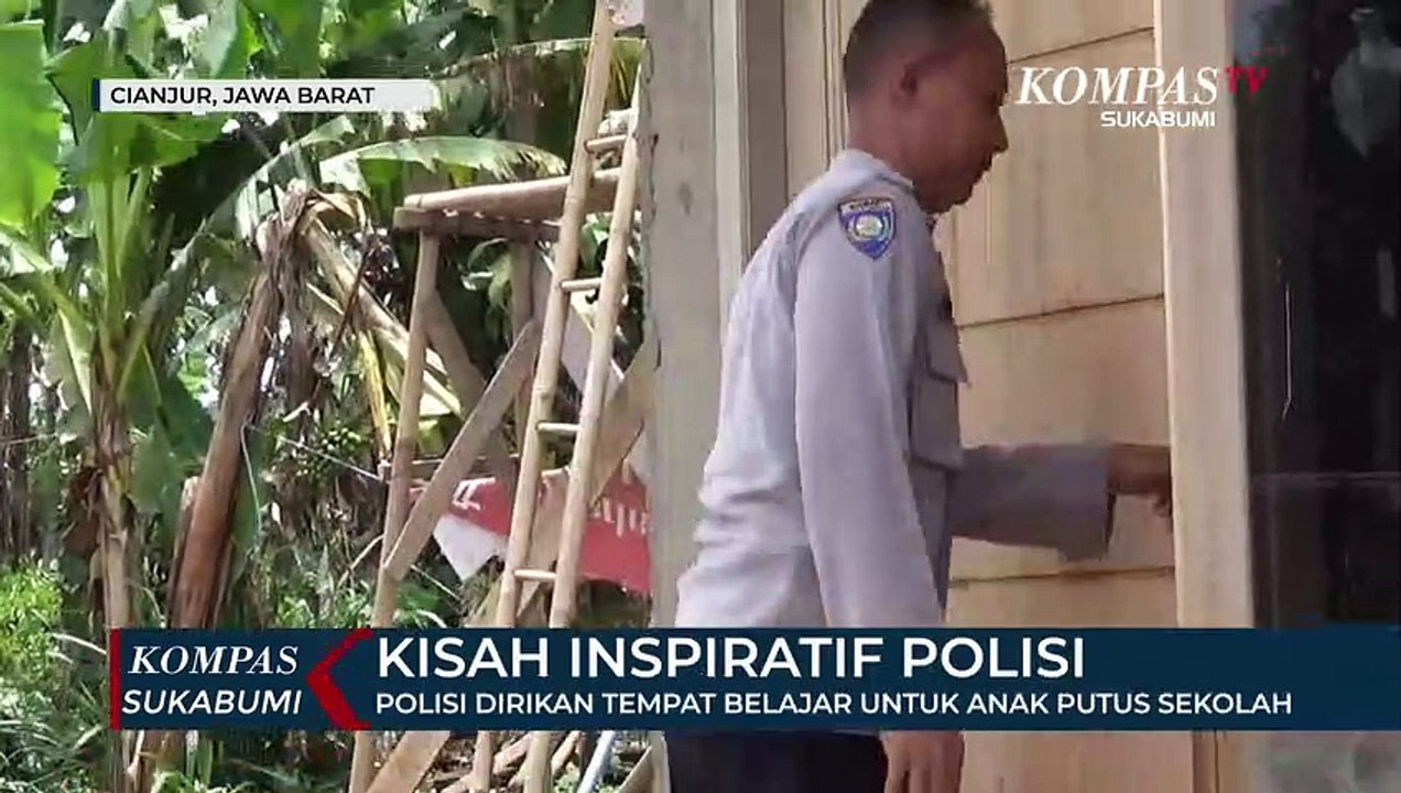 Polisi Dirikan Tempat Belajar Untuk Anak Putus Sekolah