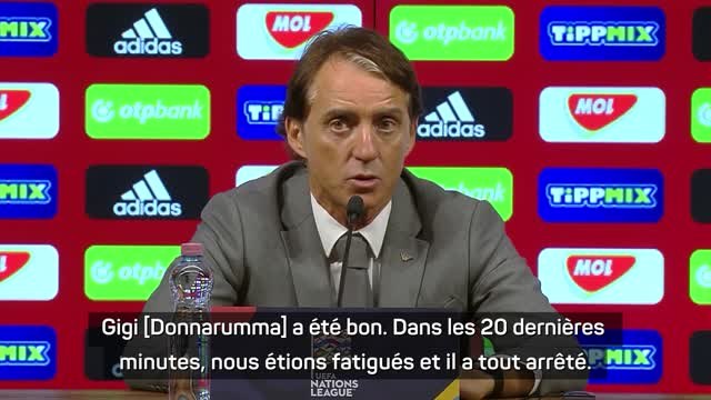 Italie - Mancini : Donnarumma est plus confiant et tranquille au PSG