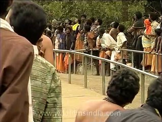 Police keeping an eye on pilgrims at Sabarimala