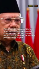 MARUF AMIN BUKA-BUKAAN SOAL ALSANNYA JADI WAPRES SAYA DISURUH BELOK SAMA PAK JOKOWI