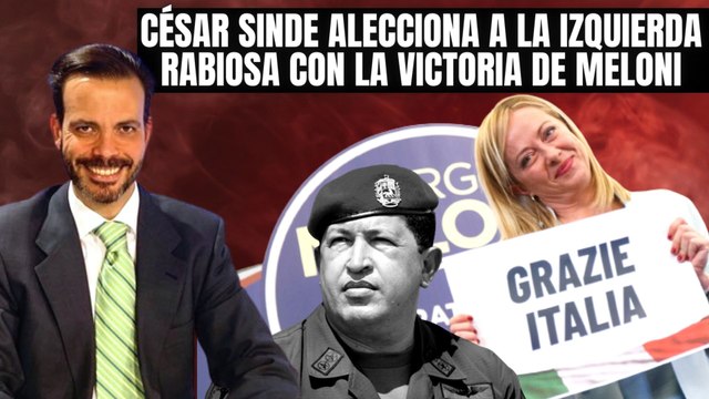César Sinde alecciona a la izquierda rabiosa con la victoria de Meloni: “Son discípulos de Chávez”