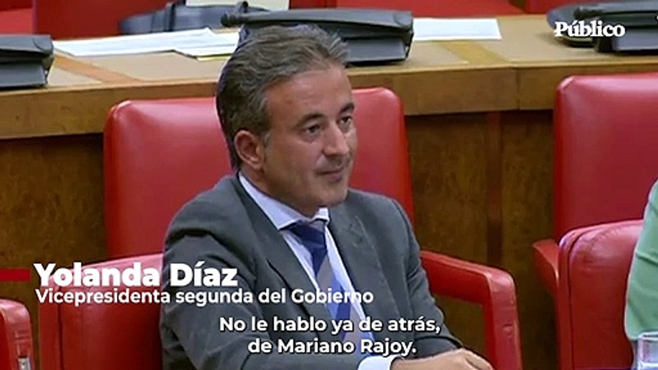 Yolanda Díaz, a un diputado del PP: "Tenemos la mitad de paro que tenían ustedes"