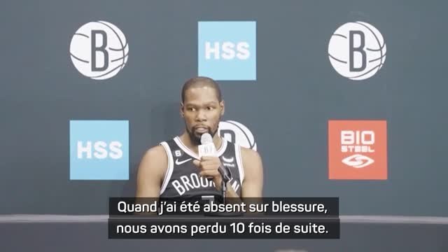 Brooklyn Nets - Durant veut désormais aller de l'avant