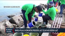 Warga Pulau & Komunitas Pencinta Laut Gelar Aksi Bersih Laut