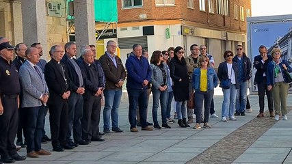 Minuto de silencio en Zamora en repulsa por el asesinato machista en Palencia