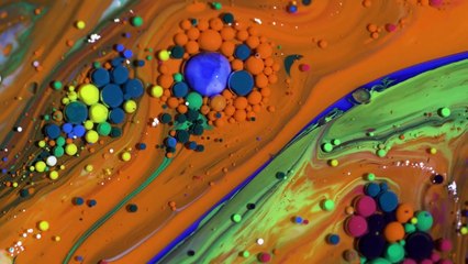 Ink In Water Color Splash Background