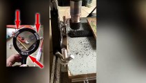 Membuat Lubang Charger Powerlite Menggunakan Mesin CNC | Making a Powerlite Charger Hole Using a CNC Machine | Faire un trou de chargeur Powerlite à l'aide d'une machine CNC