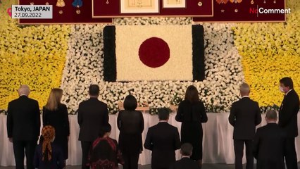 شاهد: اليابان تودع آبي في جنازة رسمية