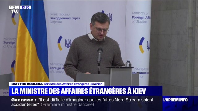 Référendum russe en Ukraine: Dmytro Kouleba, ministre des Affaires étrangères ukrainien, dénonce un spectacle très mal monté, qui n'aura aucune conséquence