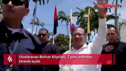 Venezuela-Kolombiya kara sınırı 7 yıl sonra açıldı