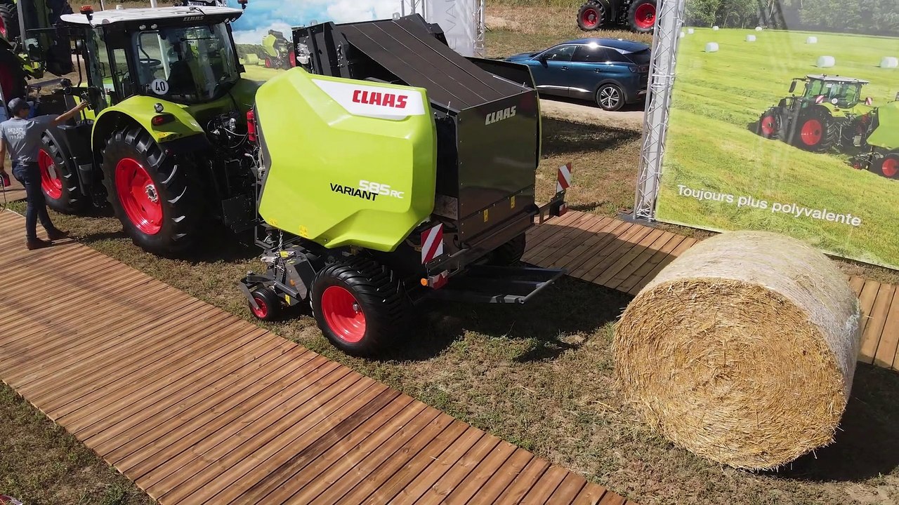 Innov-Agri 2022 : CLAAS présente sa nouvelle gamme de presses à balles rondes Variant 500.