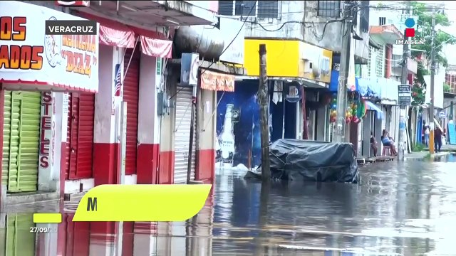 Minatitlán bajo el agua, inundaciones han afectado a cientos de personas