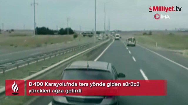 Ters yönde ilerleyen sürücü kazaya davetiye çıkardı