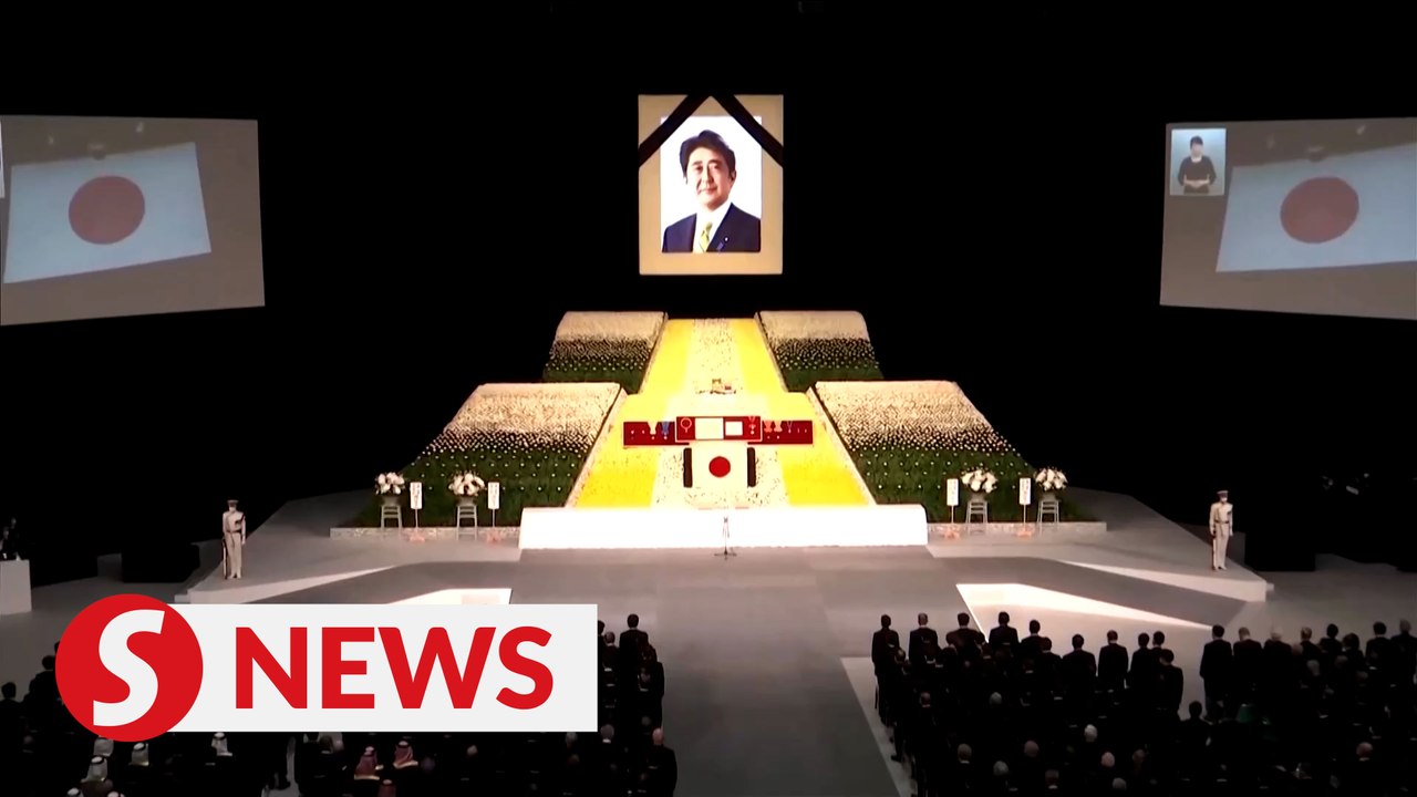 Japan gives former PM Shinzo Abe a final send-off