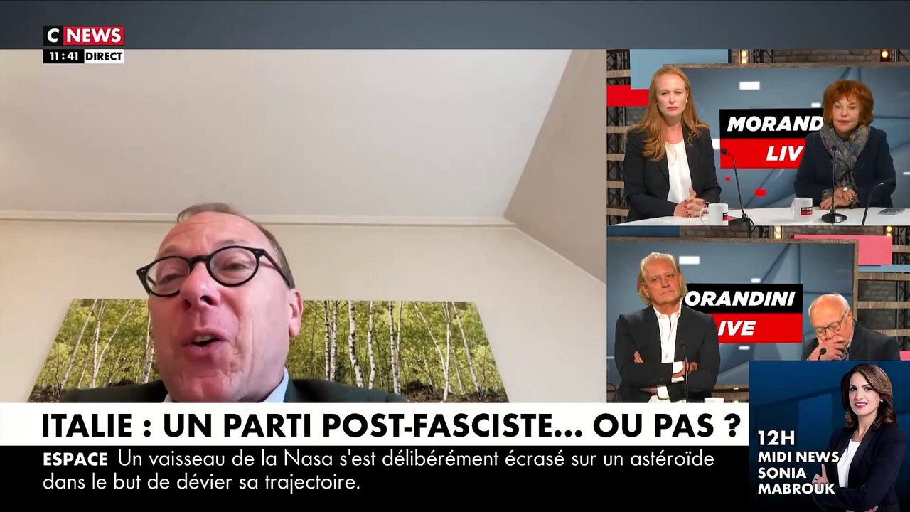 Giorgia Meloni élue en Italie est-elle post-fasciste et qu’est-ce que cela veut dire vraiment ? Revoir les explications dans "Morandini Live" sur CNews - VIDEO