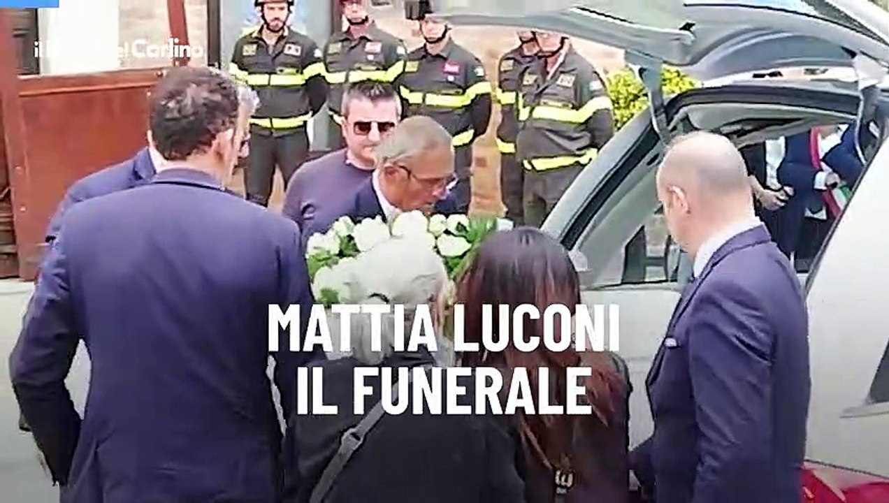 Mattia Luconi funerale, il video