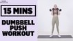 15-minute push workout by Izy George
