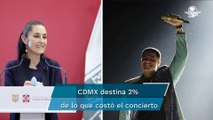 Gobierno de la Ciudad de México invirtió 2.5 mdp para concierto de Grupo Firme