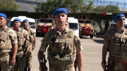 Gurur ve hüzün bir arada... Komandolar Suriye’ye uğurlandı