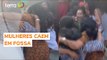 Mulheres caem dentro de fossa durante festa de aniversário na Bahia