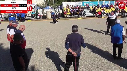 64e MARAUX vs MARTY : National à pétanque vétérans de Nyons 2022