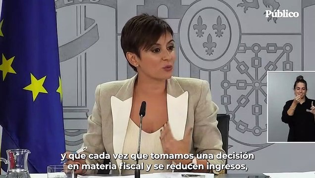 Isabel Rodríguez: El Gobierno no quiere recortar derechos y prestaciones a las personas que más lo necesitan