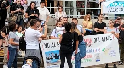 Manifestación contra el modelo turístico y contra Cuna del Alma