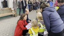 William e Kate in visita in Galles dopo la morte della regina