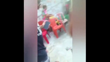 Metrelerce yüksekten çukura düştüler! İşte korkunç anların görüntüsü