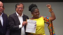 La vicepresidenta de Colombia vuelve a poner de moda el estilo afro