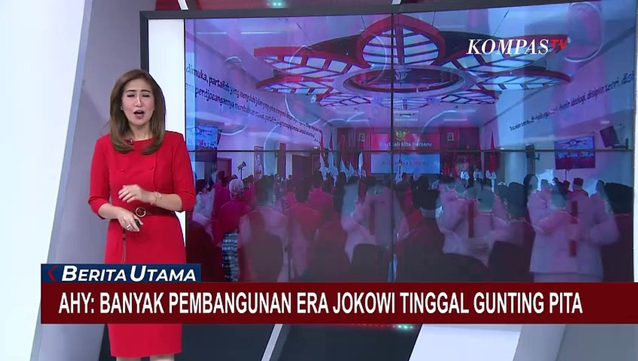 AHY Singgung Jokowi Tinggal Gunting Pita, Teruskan Pembangunan dari Era SBY