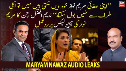 "I can't speak for her," Nadeem Afzal Chan's reaction to Maryam Nawaz's audio leaks