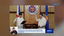 Dating SC Chief Justice Lucas Bersamin, nanumpa na bilang bagong Executive Secretary | Saksi