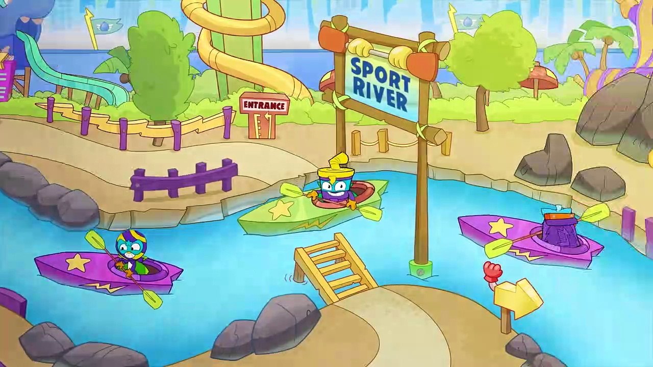 SUPERTHINGS EPISODE ⚡ FUNFIRE against the water park ⚡ _ Cartoons SERIES for Kids