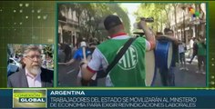 Movimiento de trabajadores argentinos exigen al gobierno control a la inflación