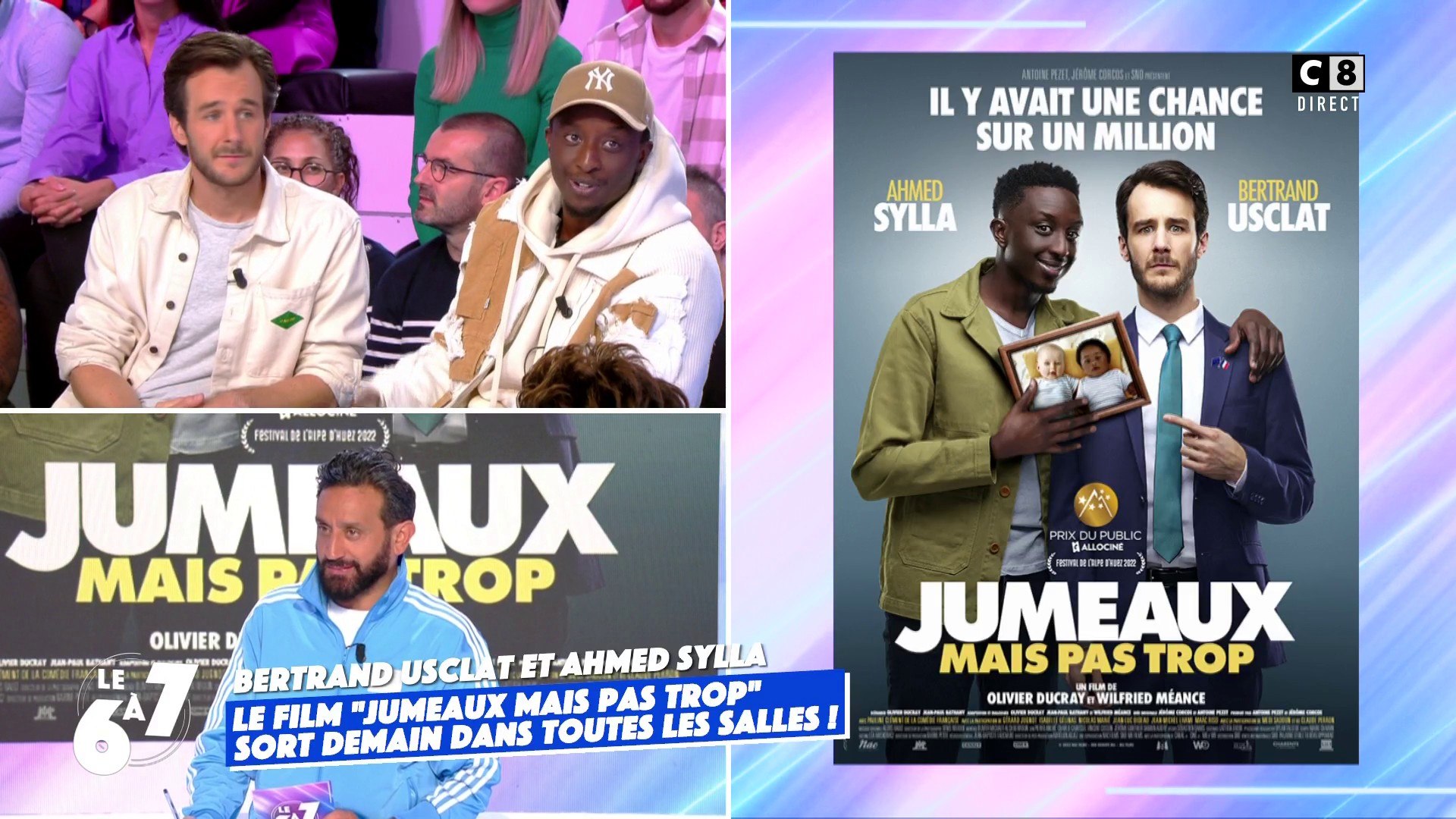 Les Jumeaux Film Ahmed Sylla "Jumeaux mais pas trop" : Ahmed Sylla et Bertrand Usclat présentent leur  nouveau film - Vidéo Dailymotion
