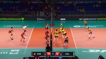 China 3 vs.0 Colombia - VBW - Women World Championship - Match Highlights