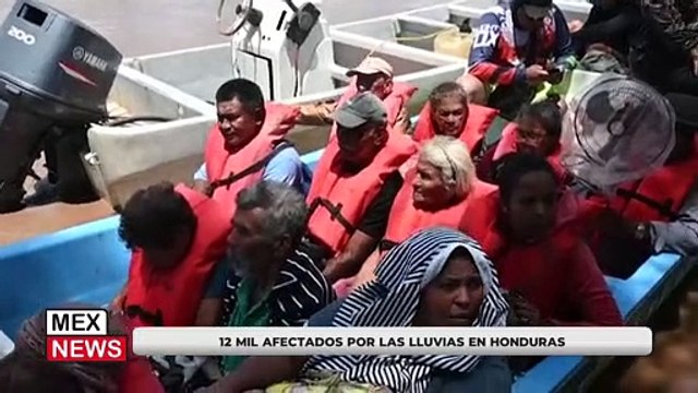 12 MIL AFECTADOS POR LAS LLUVIAS EN HONDURAS