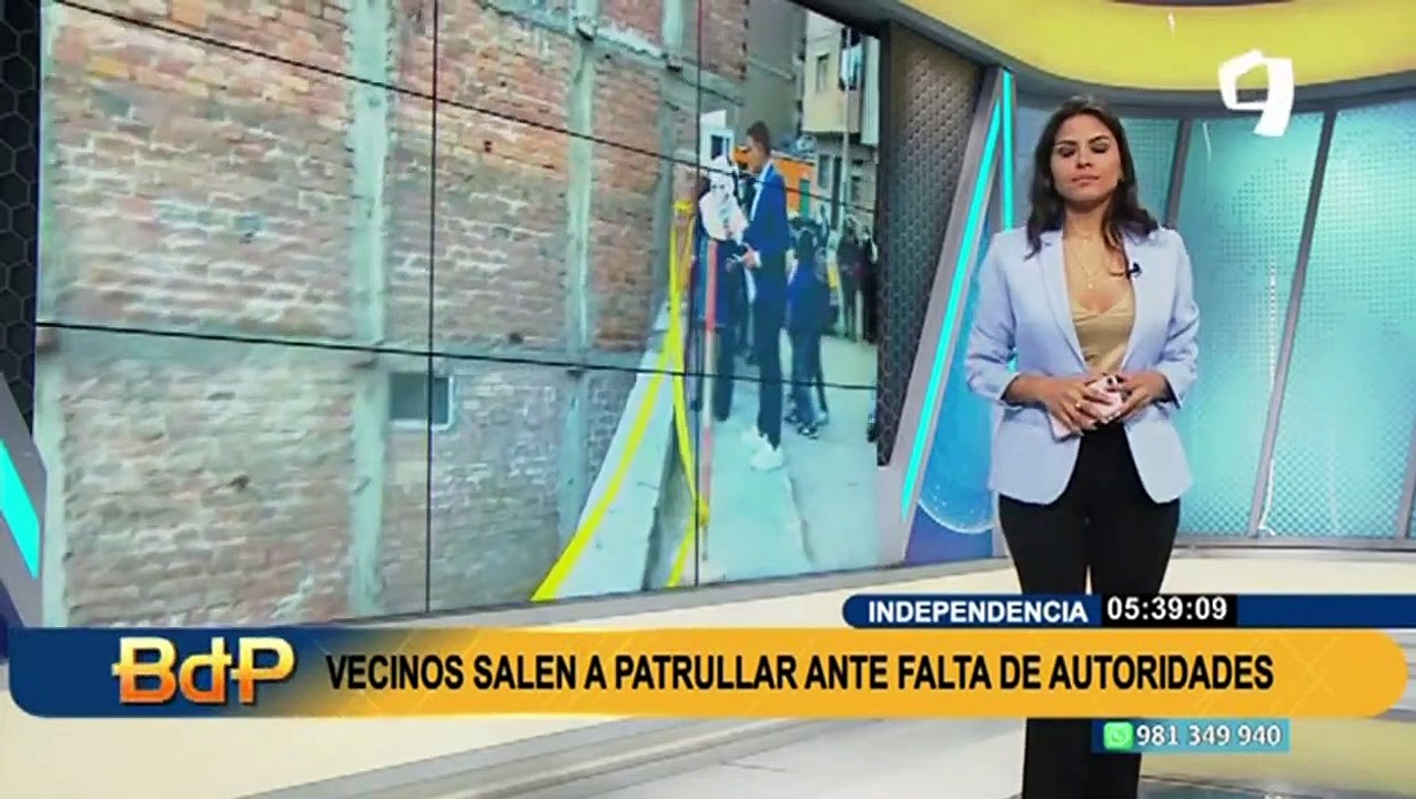 Vecinos se unen contra la inseguridad: salen a patrullar  las calles con un bastón  y un silbato